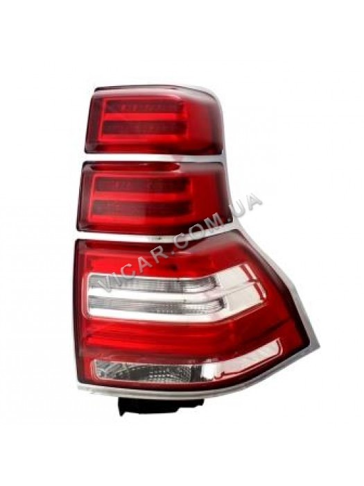 Задние фонари LED с хром-окантовкой Prado 150 (2009...)